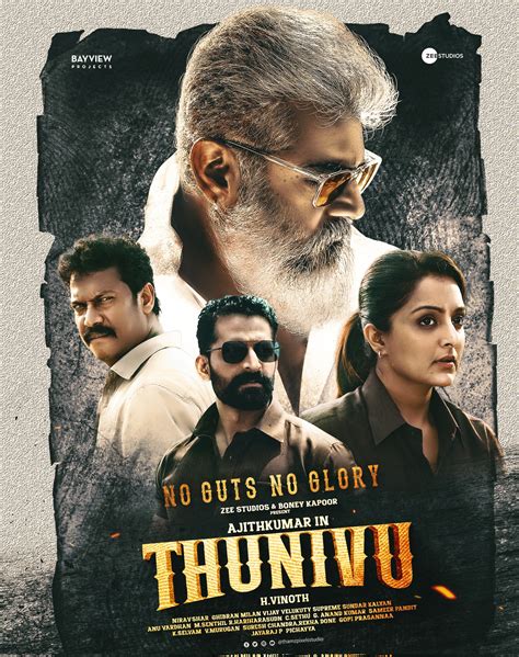 It stars Ajith Kumar in lead role with Manju Warrier, Samuthirakani, John Kokken, Ajay and Veera in supporting roles. . Thunivu full movie download